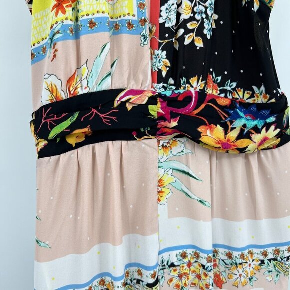 Soho Jeans NY & Co. Dress Asymmetrical Multimedia Mini Size Large - Picture 11 of 14